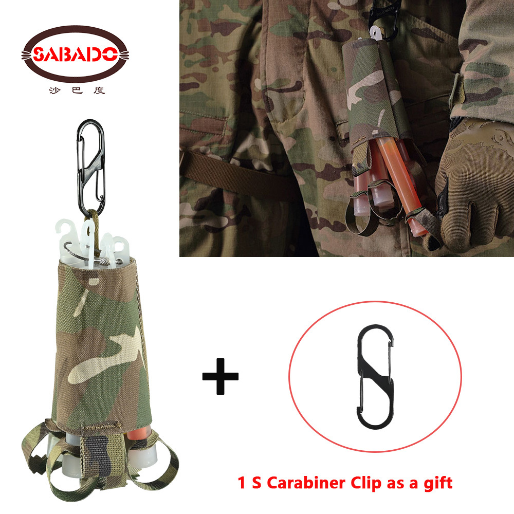 Hunting Outdoor Store - ยุทธวิธี Chem Light ผู้ถือ Carabiner คลิป,SABADO