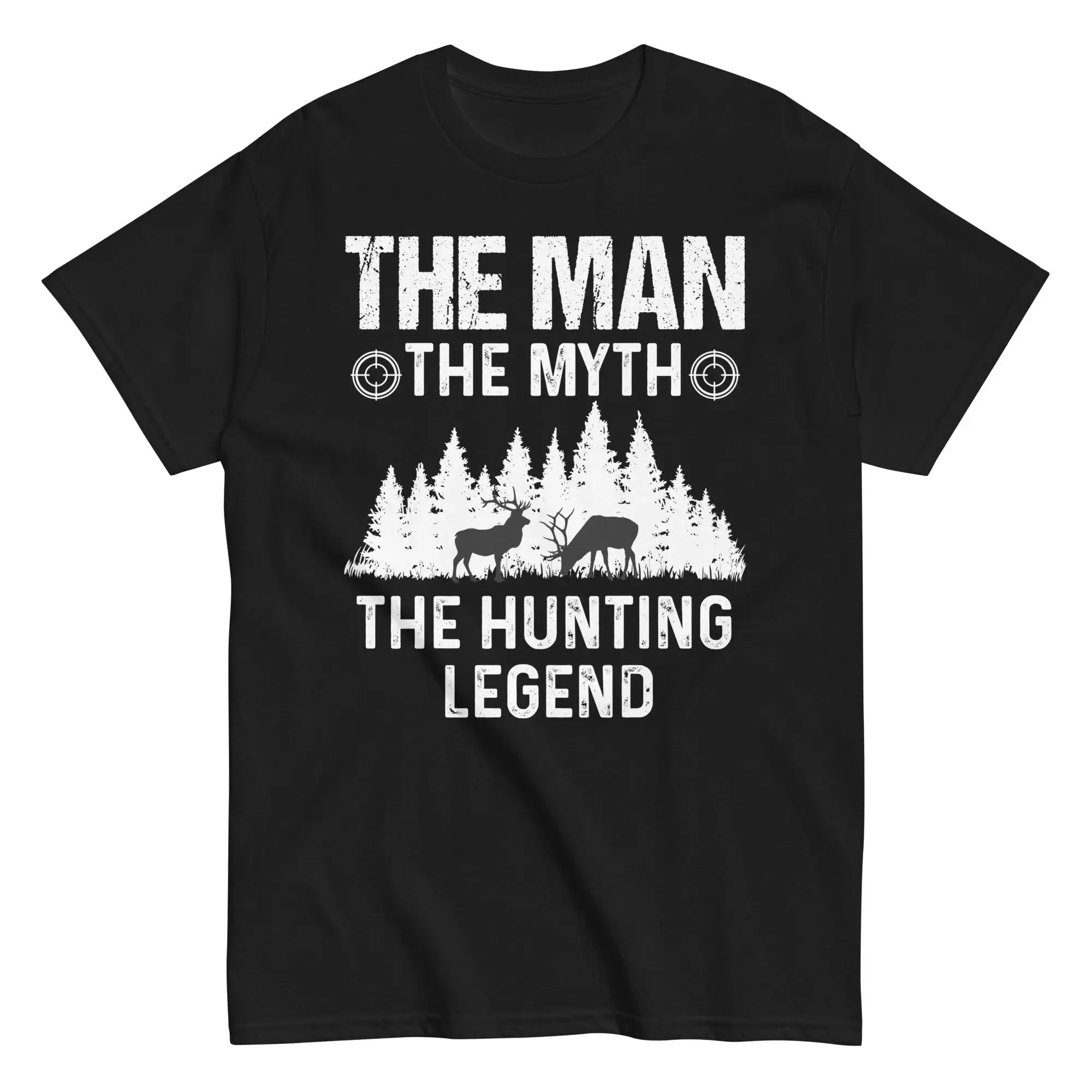 Wildman Hunting & Outdoor Reviews - เสื้อยืด The Hunting Legend ลายกวางและหมูป่าสำหรับนักล่าสัตว์