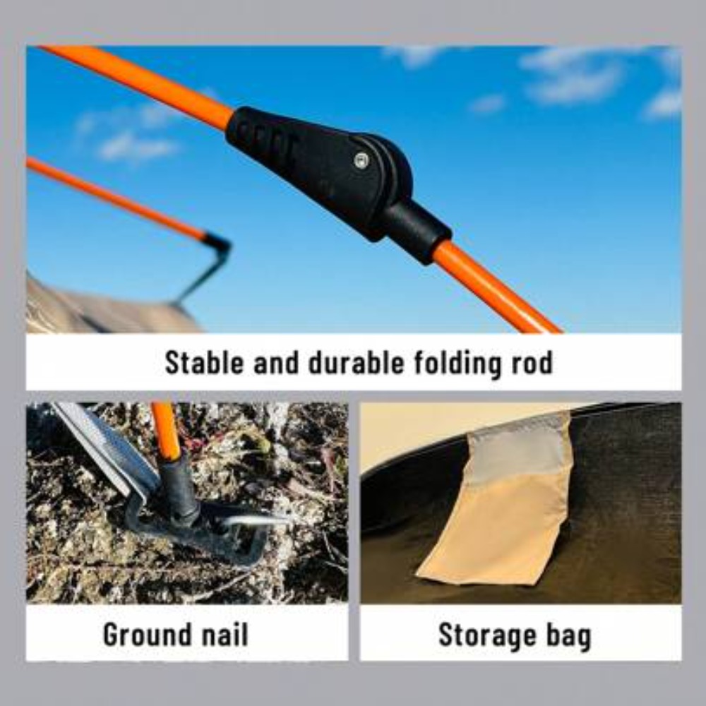 Outdoor Hunting Tent - เต็นท์ป๊อปอัพอัตโนมัติสำหรับใช้งานกลางแจ้ง รองรับ 4 คน พกพาสะดวก กันน้ำ
