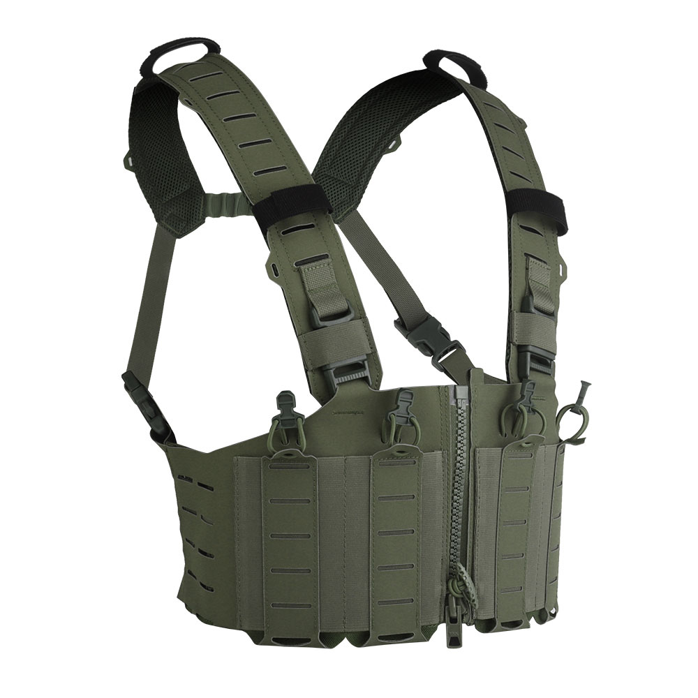 Tactical Belt Rigger - เสื้อกั๊กยุทธวิธีแบบเบา ลายพราง MOLLE สำหรับทหาร ล่าสัตว์ เล่น