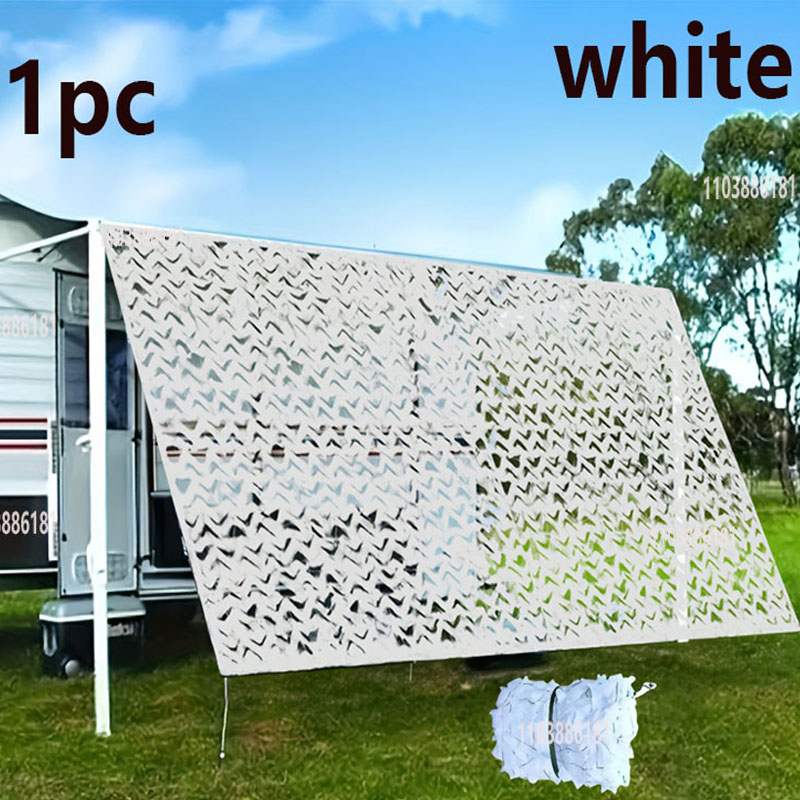 Outdoor Hunting Tent - ตาข่ายพรางลายทหาร ตาข่ายพรางลายเครื่องแบบทหาร ตาข่ายพรางลายสำหรับล่าสัตว์ เต็นท์รถยนต์ สีขาว น้ำเงิน