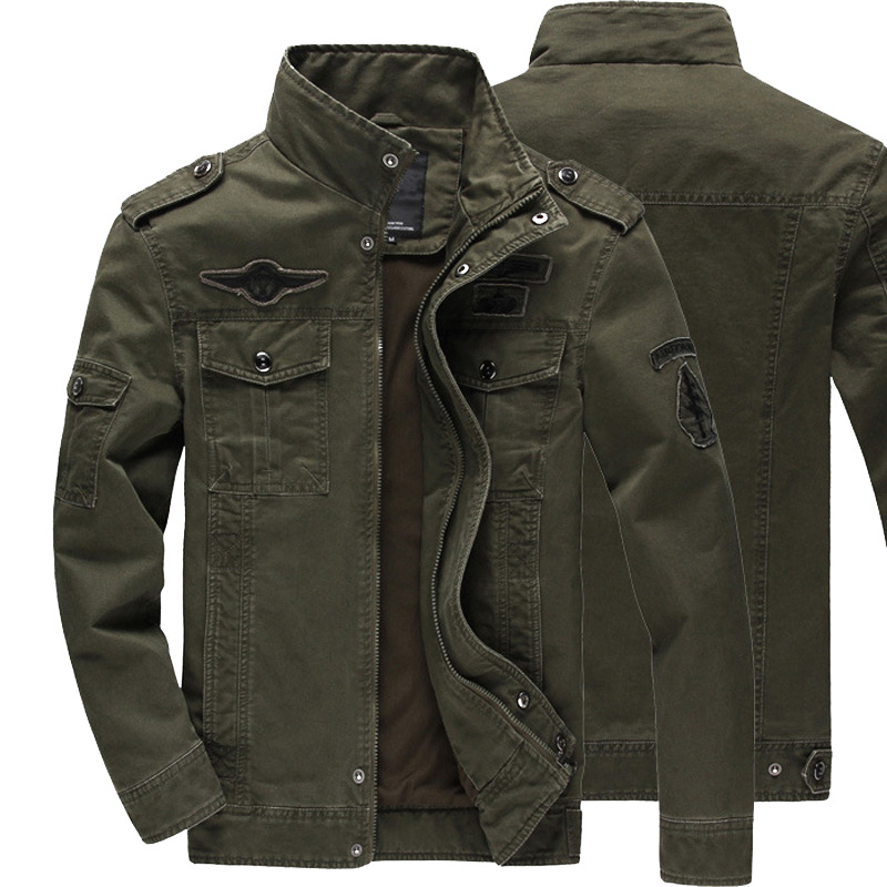 Wildman Hunting & Outdoor Reviews - เสื้อแจ็คเก็ตผ้าฝ้ายใหม่ปี 2024 สำหรับผู้ชาย แจ็คเก็ตทำงานกันลมหลายกระเป๋า สไตล์ลำลองสีเขียวทหาร เหมาะสำหรับปีนเขาและกิจกรรมกลางแจ้งในฤดูใบไม้ร่วง