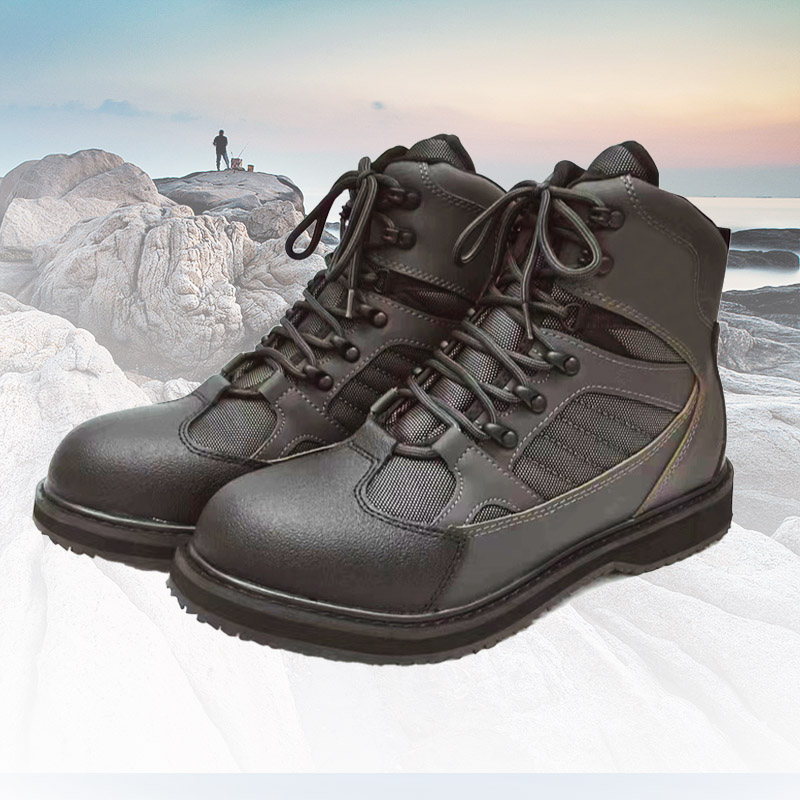 Hunting Boot Insole - รองเท้าตกปลายางหรือ Felt Sole การล่าสัตว์กลางแจ้งตกปลารองเท้าต้นน้ําลื่น Reef Rock