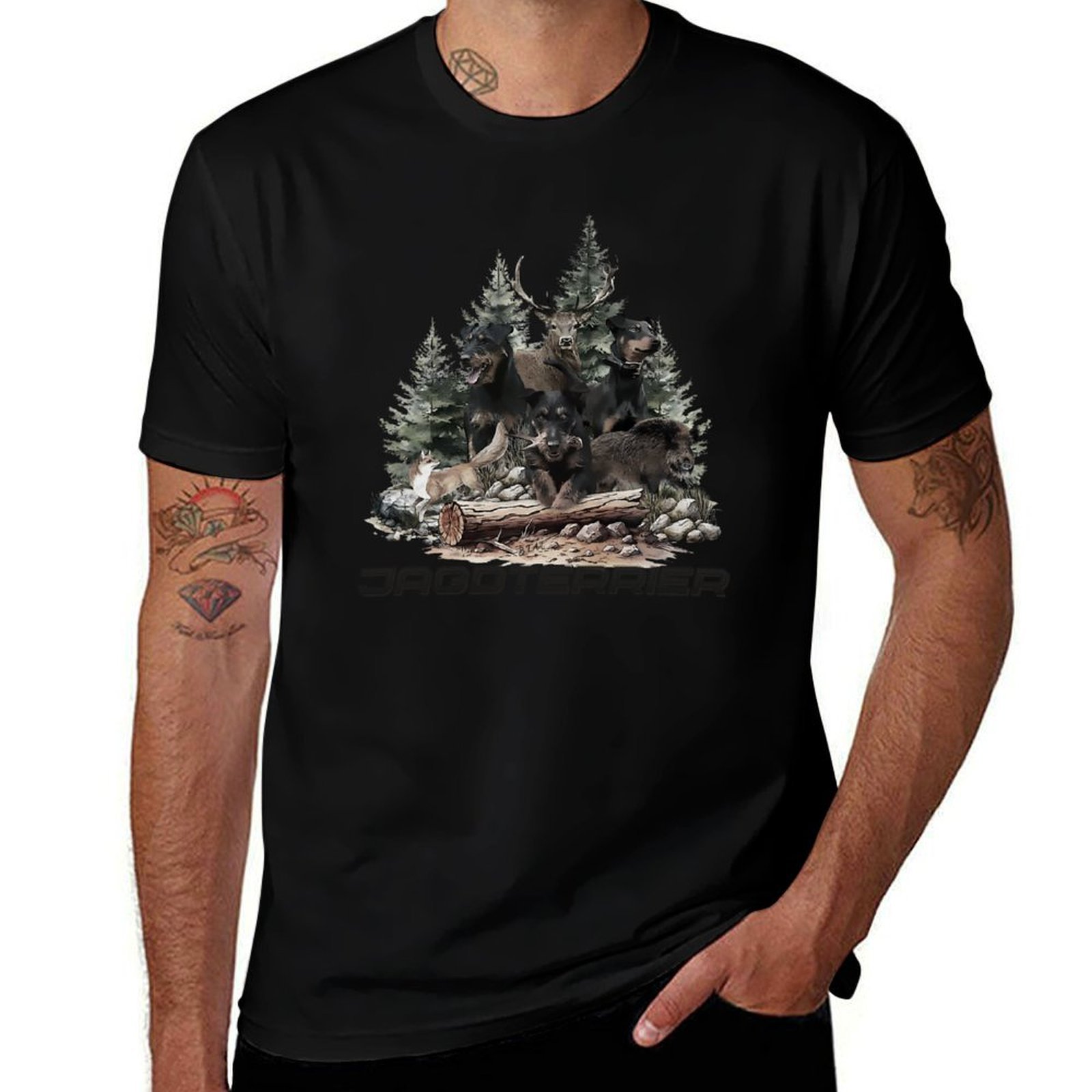 Wildman Hunting & Outdoor Reviews - เยอรมันฮันท์ติ้งเทอร์เรียร์เป็นคู่หูของนักล่าในป่า เสื้อยืดกีฬาที่มีความยืดหยุ่นสูง