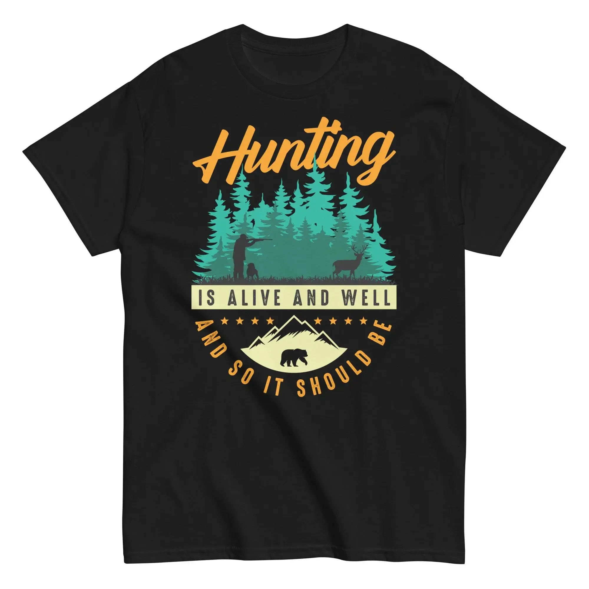 Wildman Hunting & Outdoor Reviews - ฉันควรจะเป็นนักล่า ทีเชิ้ตลายกวางและหมูป่าสำหรับนักล่าสัตว์