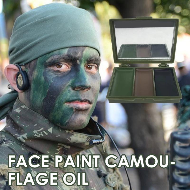 Camo Face Paint - 3 สีแฟนกองทัพ CS ยิง Face Paint
