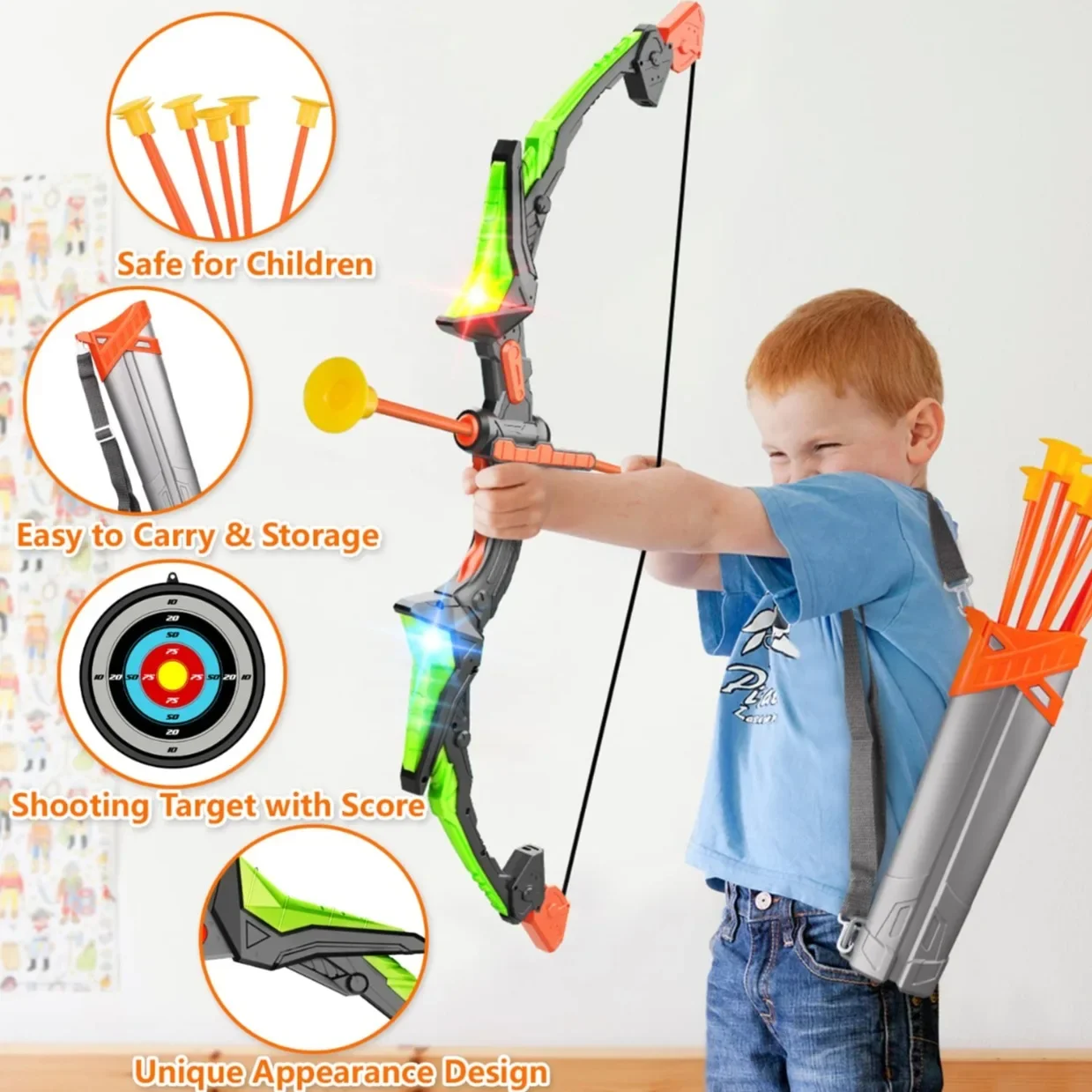 โบว์และลูกธนูสำหรับเด็ก, ธนูสำ - Outdoor Hunting Games For Kids บทวิจารณ์และราคา