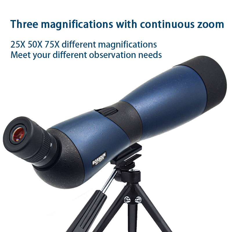 25-75x70 SpottingขอบเขตซูมMono - Hunting Outdoor Watch บทวิจารณ์และราคา