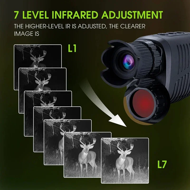 กล้องมองกลางคืนแบบตาเดียว HD 1 - Hunting Outdoor Day บทวิจารณ์และราคา