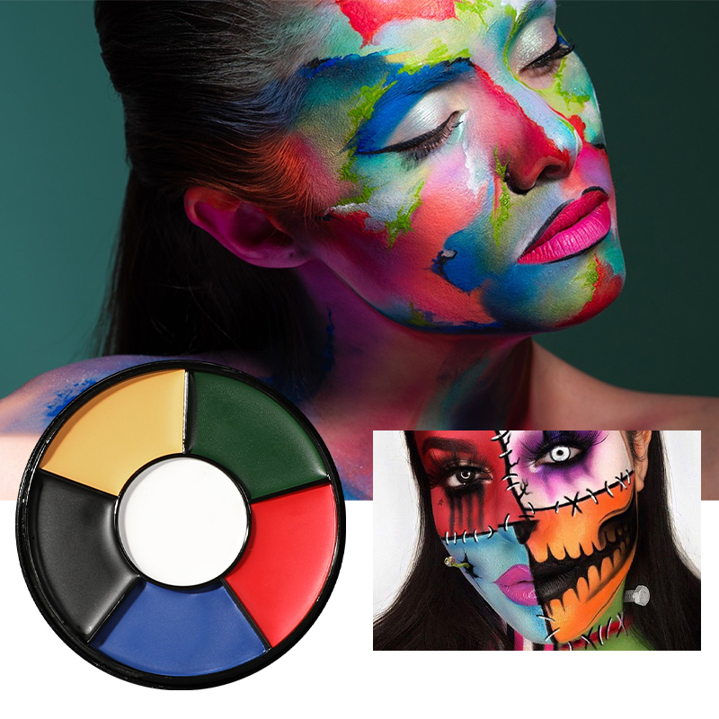 พาเลทสีเพ้นท์หน้า 6 สี สำหรับง - Camo Face Paint บทวิจารณ์และราคา