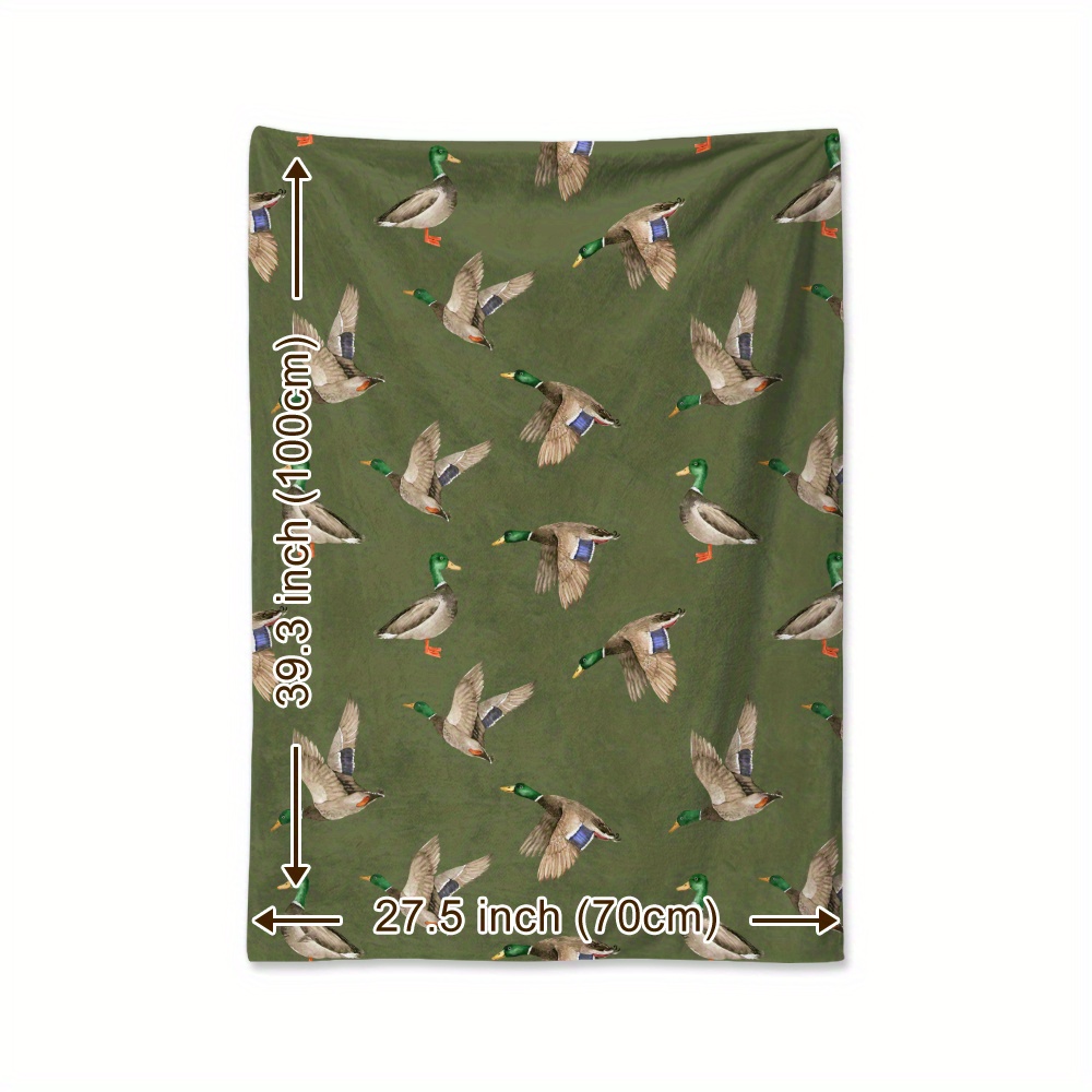 ผ้าห่มขนแกะลายเป็ดมัลลาร์ด สำห - Outdoor Hunting Blanket บทวิจารณ์และราคา