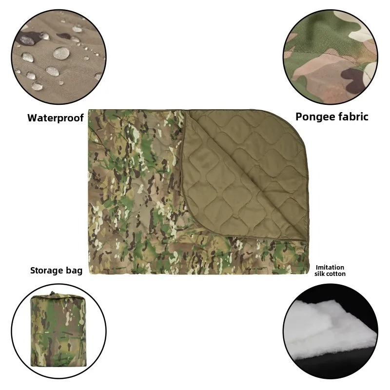 ผ้าห่มลายพราง Woobie สำหรับทหา - Outdoor Hunting Blanket บทวิจารณ์และราคา