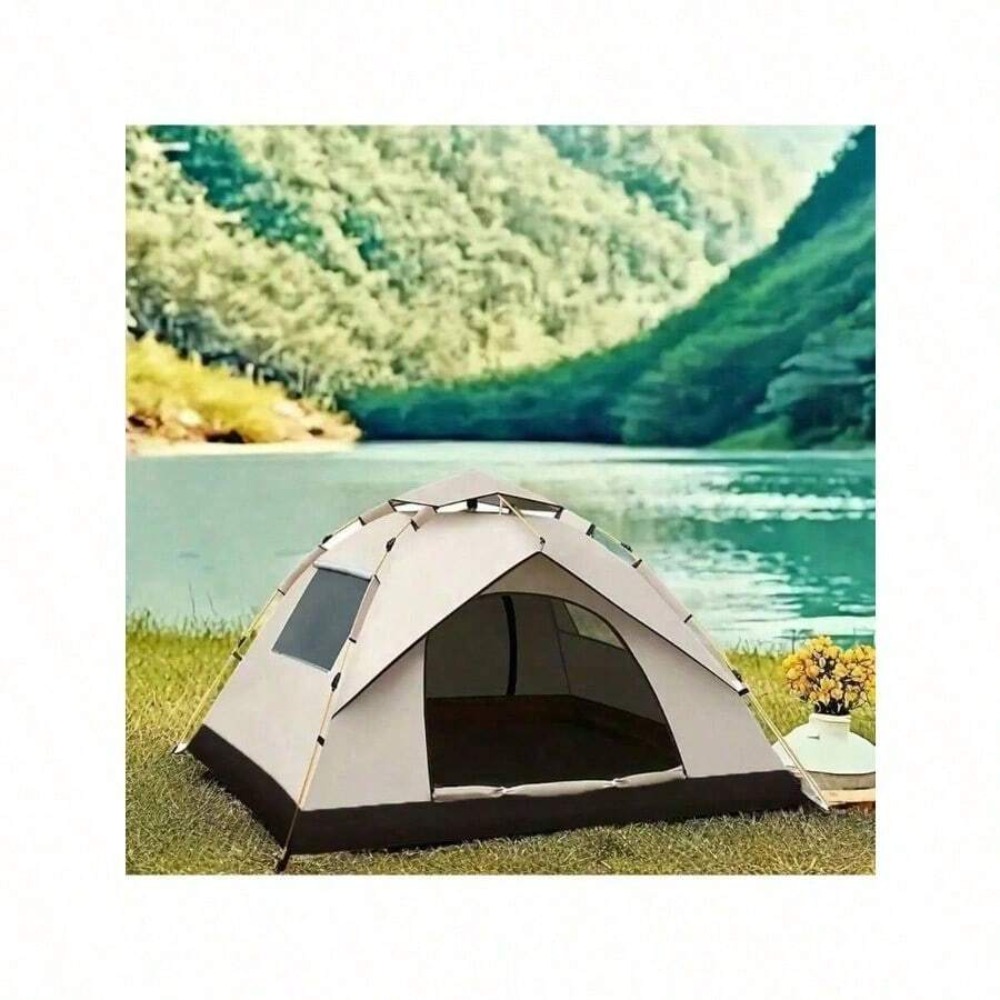 เต็นท์อัตโนมัติสำหรับ 2-4 คน ต - Outdoor Hunting Tent บทวิจารณ์และราคา
