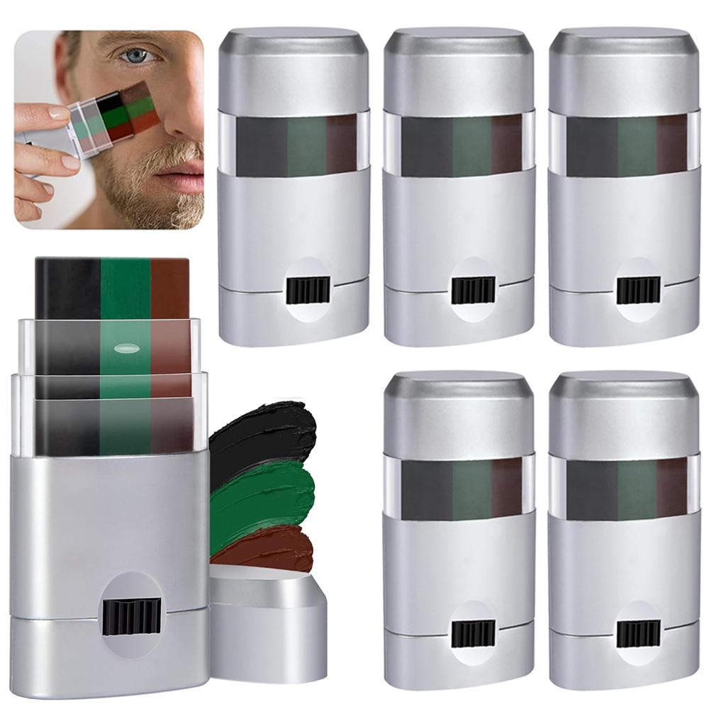 6 ชิ้น Camo Face Paint 3 สีการ - Camo Face Paint บทวิจารณ์และราคา