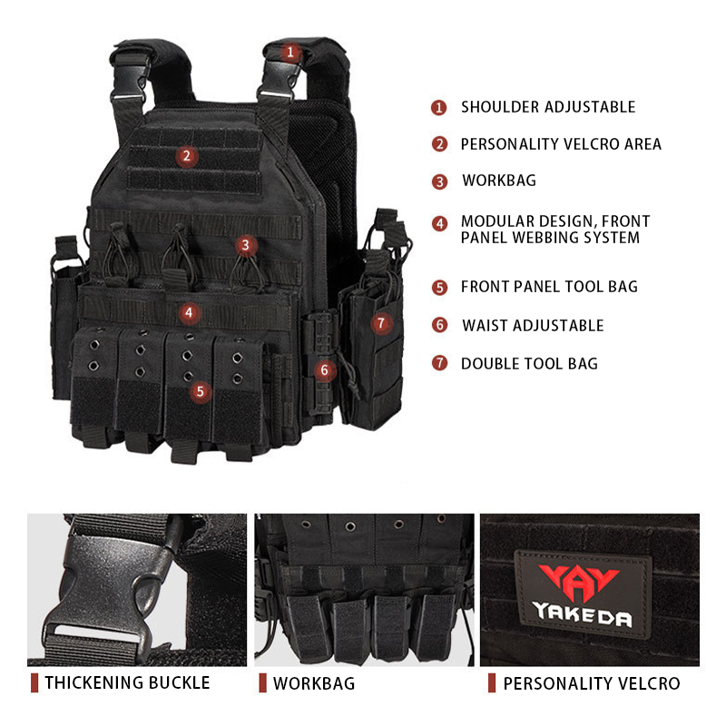 YKEDA 1000D แผ่นไนลอน Carrier  - Outdoor Hunting Vest บทวิจารณ์และราคา
