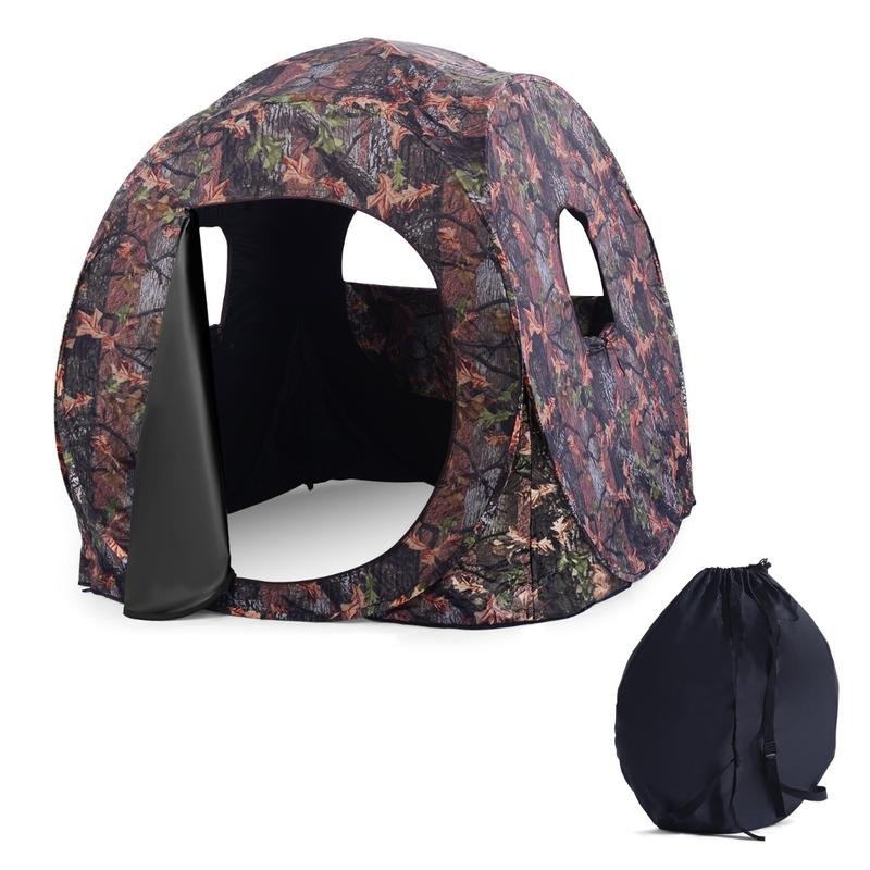เต็นท์ล่าสัตว์แบบป๊อปอัพ 3 คน, - Outdoor Hunting Tent บทวิจารณ์และราคา