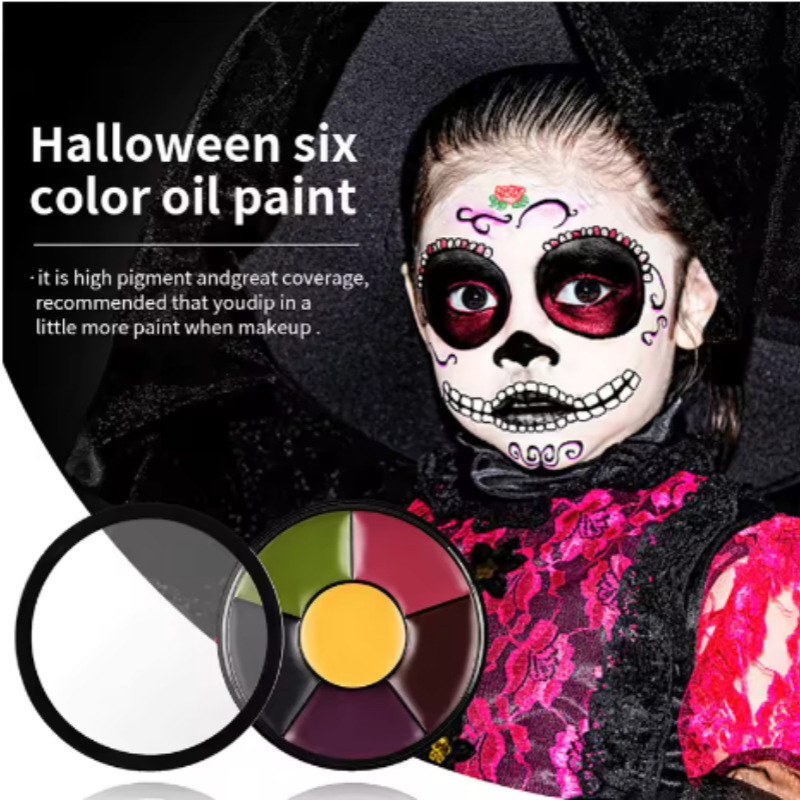 พาเลตต์สีเพ้นท์หน้า 6 สี สำหรั - Camo Face Paint บทวิจารณ์และราคา