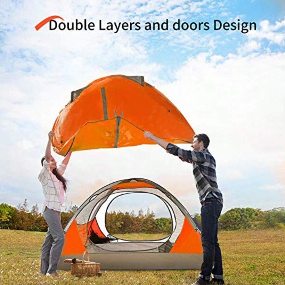 เต็นท์แคมป์ปิ้งสำหรับ 2-4 คน น - Outdoor Hunting Tent บทวิจารณ์และราคา