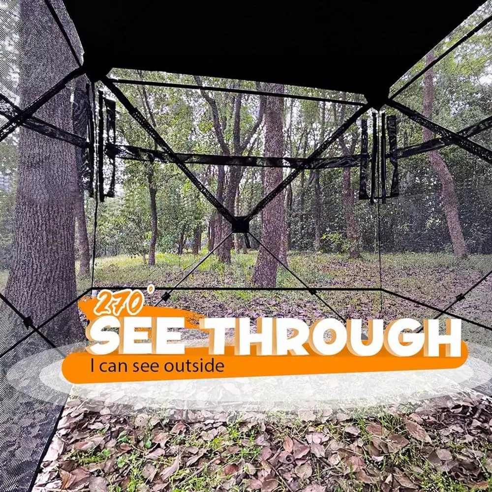 เต็นท์ชมนกแบบทางเดียว 270 °    - Outdoor Hunting Tent บทวิจารณ์และราคา