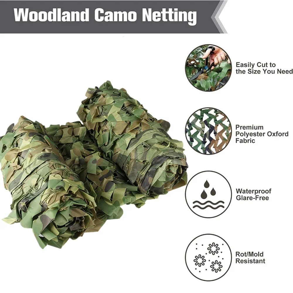 Woodland Camouflage ตาข่าย Woo - Outdoor Hunting Tent บทวิจารณ์และราคา