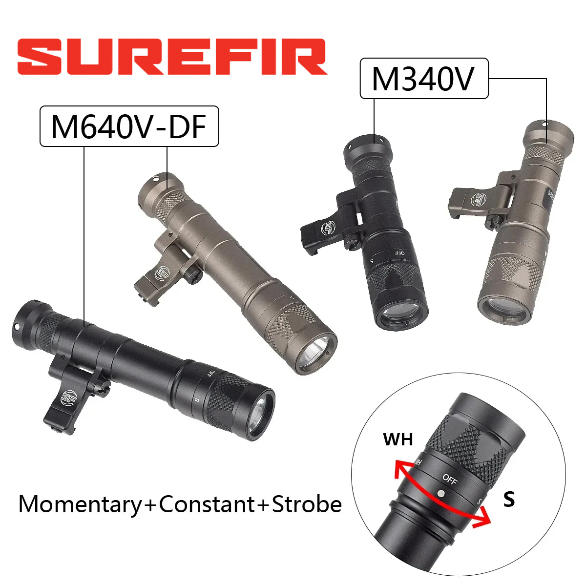 ไฟฉาย Surefir M600 M340 DF M64 - Hunting Outdoor Store บทวิจารณ์และราคา