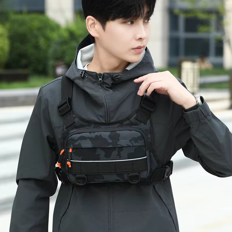 เสื้อกั๊กสะพายหน้าสำหรับปั่นจั - Outdoor Hunting Vest บทวิจารณ์และราคา